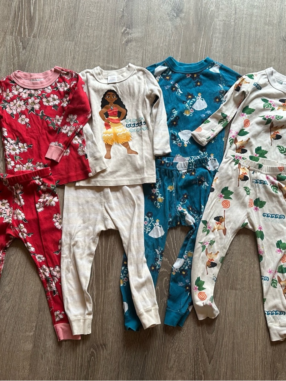 Hanna Andersson 3T Girls Long Pajamas - 4 Sets